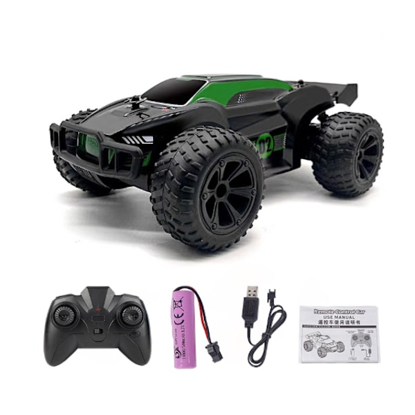 Fjernstyret Bil - 2.4GHz Højhastighed ​​Store Fødder Rc Biler green