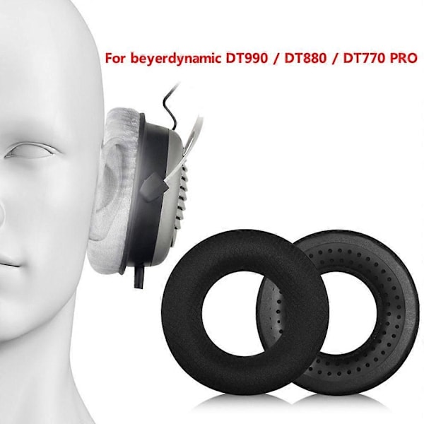 Slitesterke øreputer for DT880 headset, øreputer som effektivt isolerer støy