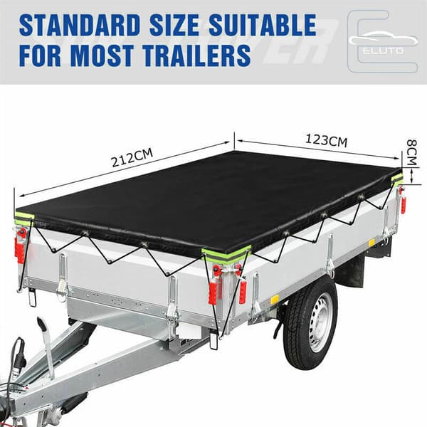 212x123x8cm Trailerpresenning til 500-750KG