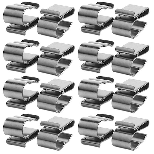 50 stk. solpanelkabelclips, ledningsklemmer, rustfri fotovoltaiske kabelclips