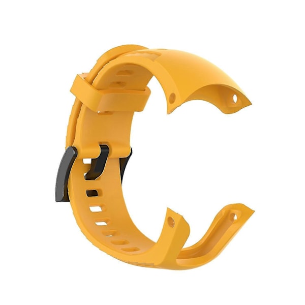 Blød silikone urrem til Suunto 5 22.5mm Yellow Other Phone Models