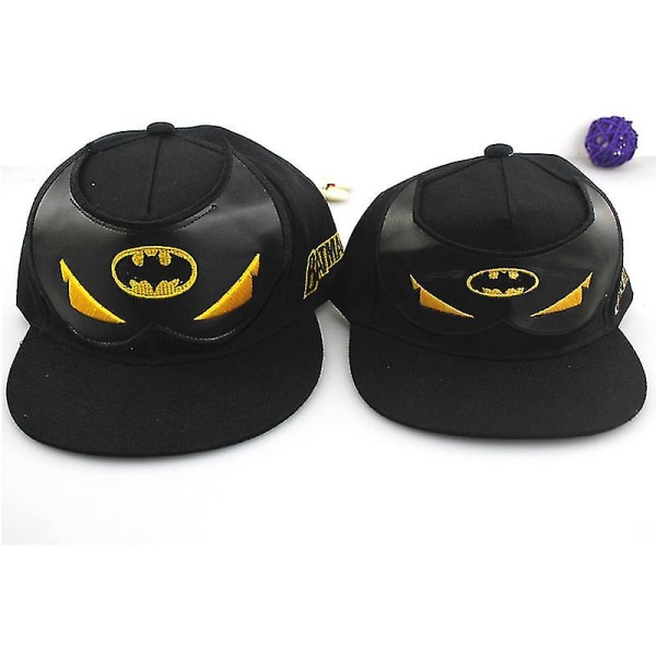 Superhjälte Batman Kids Broderade Baseball Kepsar Barn Pojkar Snapback Solhatt Black
