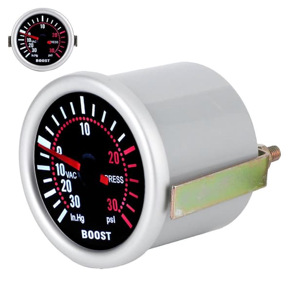2 tommer 12V Turbo Boost Måler -30-30PSI Pointer Bil Turbo Trykmåler Høj Nøjagtighed