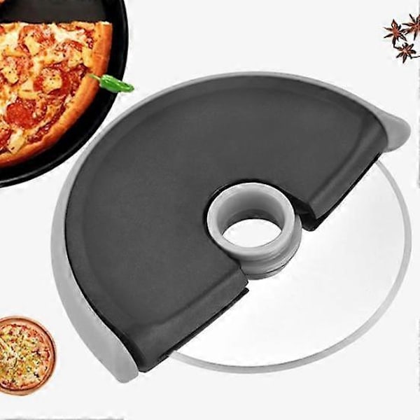 Pizza Kutter Hjul Skarp Blad med Beskyttelsesdeksel Lett å Rengjøre Oppvaskmaskin Sikker Ergonomisk Håndtering Pizza Hjul