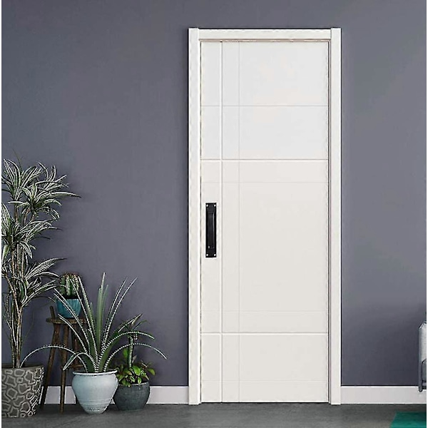 2 stk. Svart skyvedørhåndtak for kjøkken/møbler/skap/garderobe/skuffhåndtak for låvedørskjerf