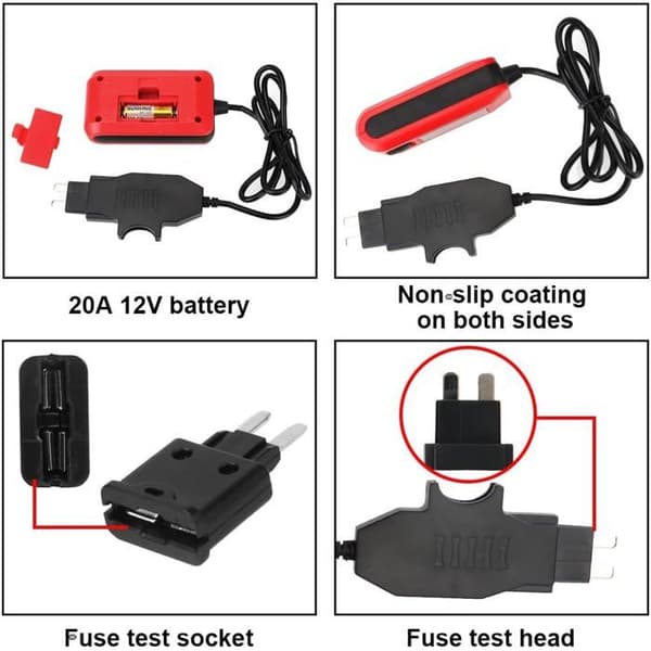 12V Automatisk Strømtæller, Bil Multimeter, Diagnostisk Værktøj til Billampe Reparation og
