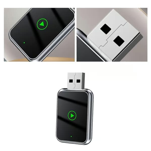 AIZEO Trådlös CarPlay Adapter Trådlös Plug and Play endast för IPHONE IOS (INFO9j)