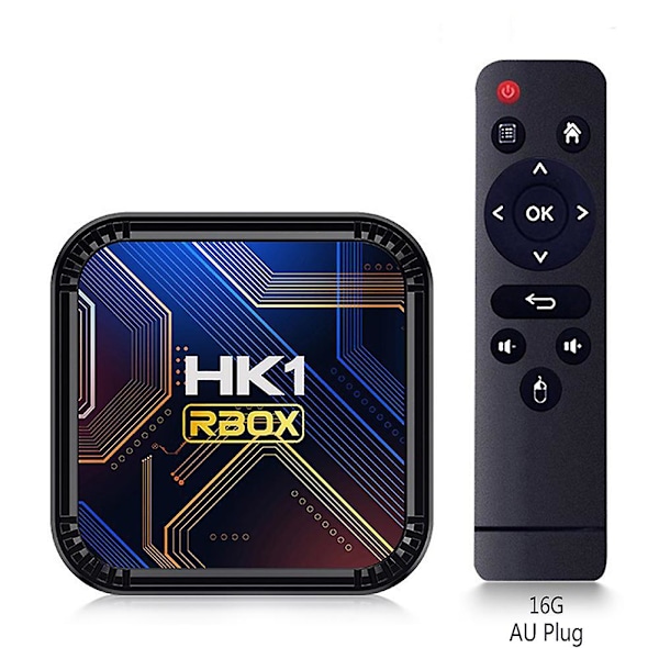 Home HK1 RBOX K8S Android 13 TV-BOX RK3528 64GB 32GB 16GB 2.4G 5G WIFI BT 4.0 Videoavkodning Mediaspelare Set Top Mottagare Box 2g16g AU Plug