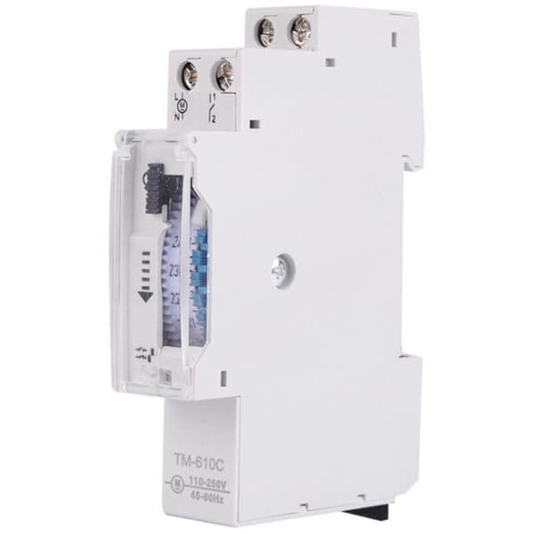 Høypresisjon 1P tidsbryter, intelligent tidsbryter for gatelys TM610C 220V