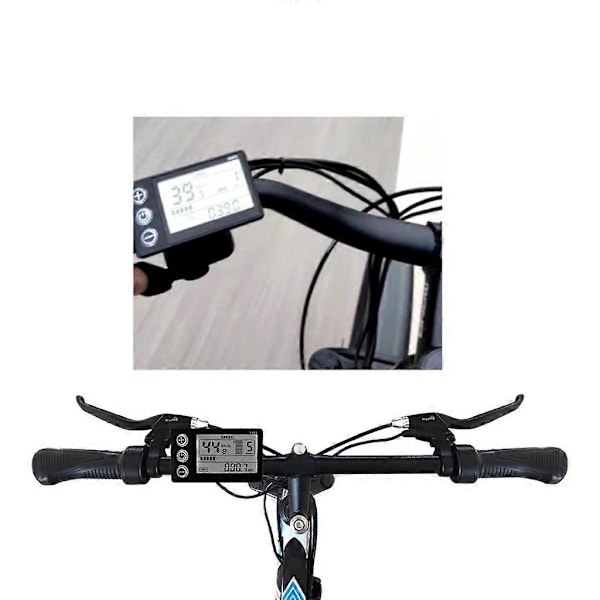 Elektrisk Sykkel S866 LCD-Display 24V36V48V Kontrollpanel Vanntett Plugg