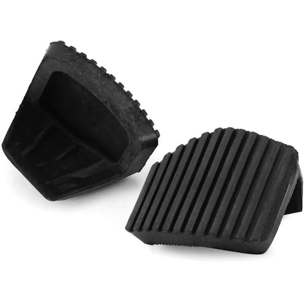 Set med 2 gummiöverdrag för kopplings- och bromspedaler för 1007 207 208 301 C3 C4 C5 C6 C8