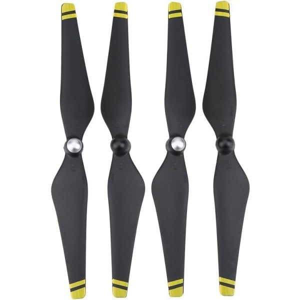 4 stk Propellerblade Carbonfiber Forstærkede Propeller til DJI Phantom 3 Drone Quadcopter Tilbehør (Gul Kant)