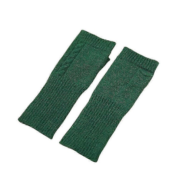NYE Fabriksnye Anden Sorterings Cashmere Fingerløse Handsker Fra Turtle Doves green