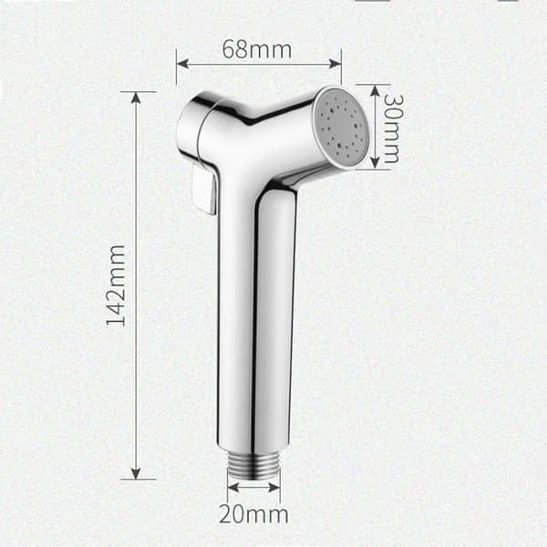 Håndholdt bidet-sprøyte, bidet-dusjhode, justerbar toalettsprøyte for bidet