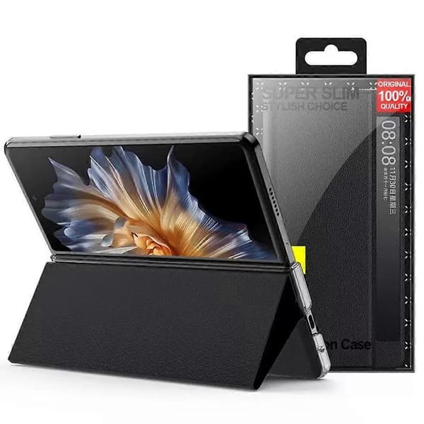 Etui til Honor Magic V3, stødsikkert og stilfuldt PU-læderetui Black