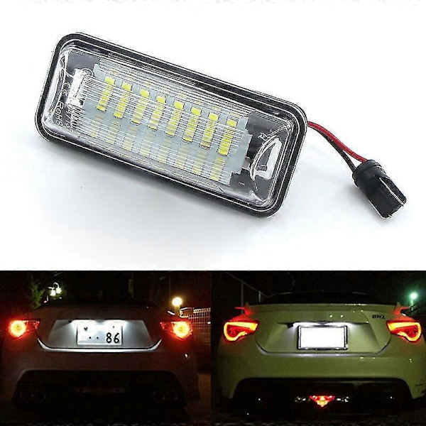 2X LED Nummerplade Lys Til FT-86 GT86 BRZ Forester -Yx