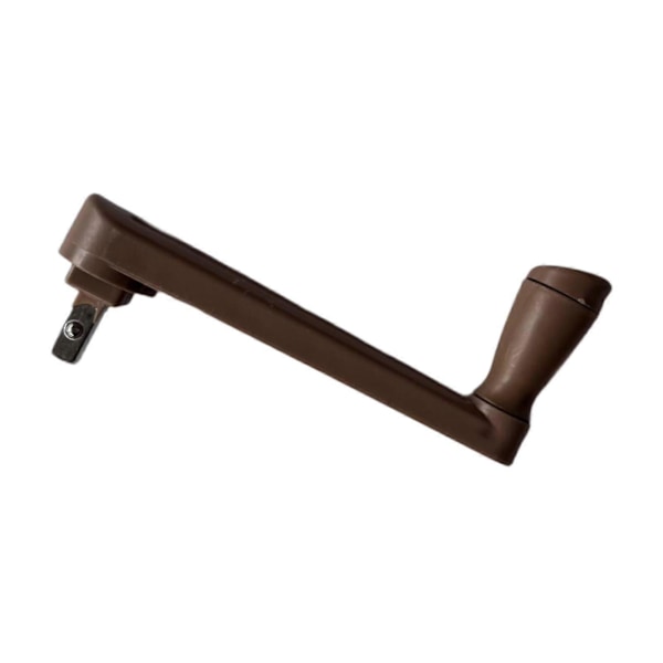Sveivhåndtak for utendørs parasoll, Hageparasolldeler, Svart Brown Length 14cm