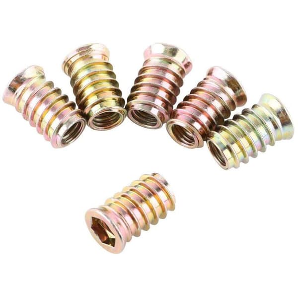 Pakke med 20 M10 gjengede sekskantmuttere (M1025mm)