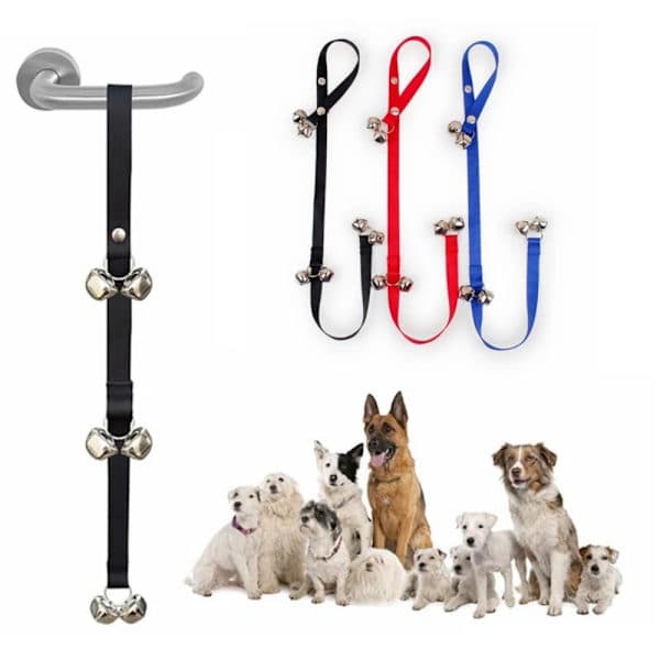 Koiran ovikellot, pentukellot MUSTA - varastossa musta