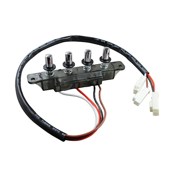 Emhætte Tastatur Switch Emhætte Switch Holdbar Stærk Køkken Husholdningsapparater Køkken Emhætte Trykknap Switch Black 4 Pushbutton