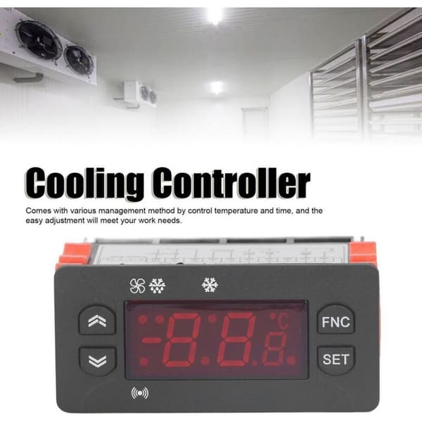 ETC-974 Temperaturregulator AC230V 50/60HZ Digital Display Sensor Termostat för Kylskåp som håller temperaturer fräschare
