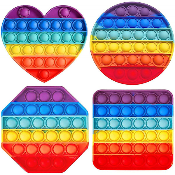Pop It Fidget Leker Regnbue