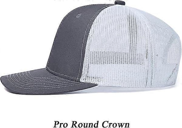 Baseballcaps Dame Herre Enkel Baseballcap Rutete Baseballcap Myk Bomull for Løping Trening (kull hvit)