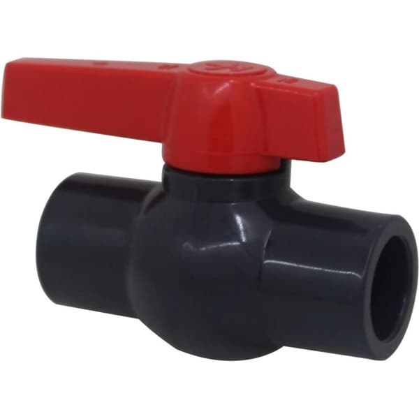 PVC-lödfogventil 20 25 32 40 50 63 75 90 110 mm kulventil för pool