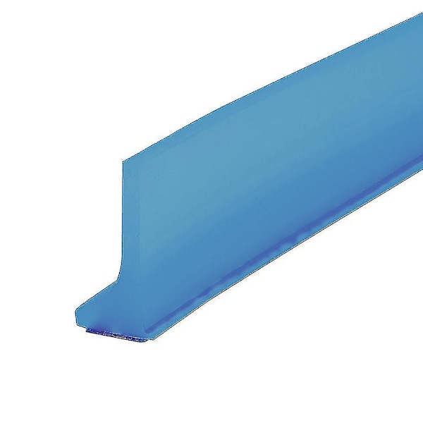 Silikone Brusebarriere Badeværelse Vandstopper Vandbarriere Fastholdelsesstrimmel Tør Og Våd Adskillelse Dørforseglingsstrimmel Vqk Blue 50cm