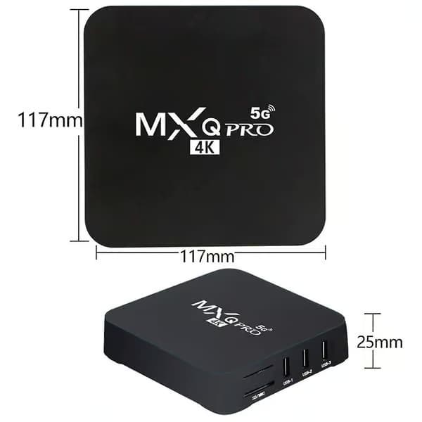 Android TV-box, 4K HDR Streaming Media Player, 4 GB RAM 32 GB ROM Allwinner H3-kärna Smart TV-box