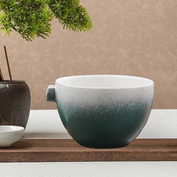Matcha Skål, 350ml Japansk Tekopp Matcha Blandningsskål för Matcha white