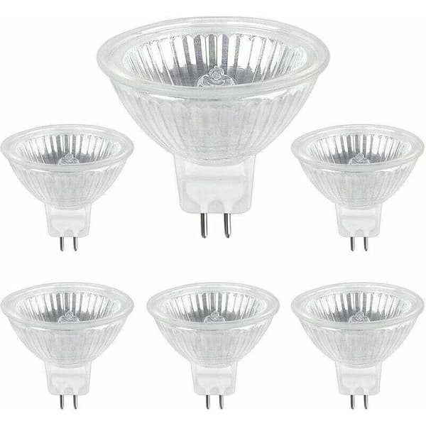 GU5.3 35W 12V Halogenpære, MR16 Halogen Spotpære, Pakke med 6