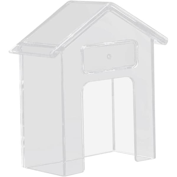 Dörrklocksskydd, regnskydd, skydd för husdörrklocka, skydd för ringklocksknapp, transparent, stänksäkert skydd för hjälpmedel