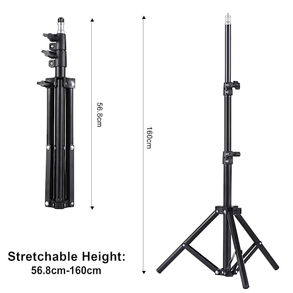 Universelt Projektor Stativ Strekkbart Projektor Feste Aluminium Legering Bærbar Holder 14