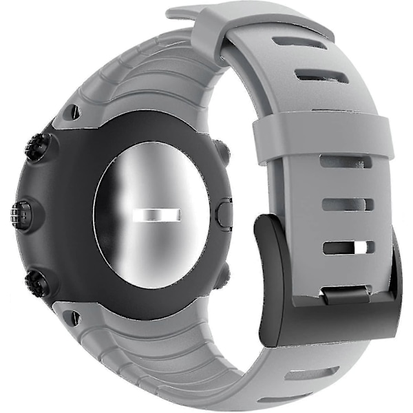 Suunto Core Rem, Erstatningsklokkereim i Gummi For Suunto Core Ss014993000. F1201 grey