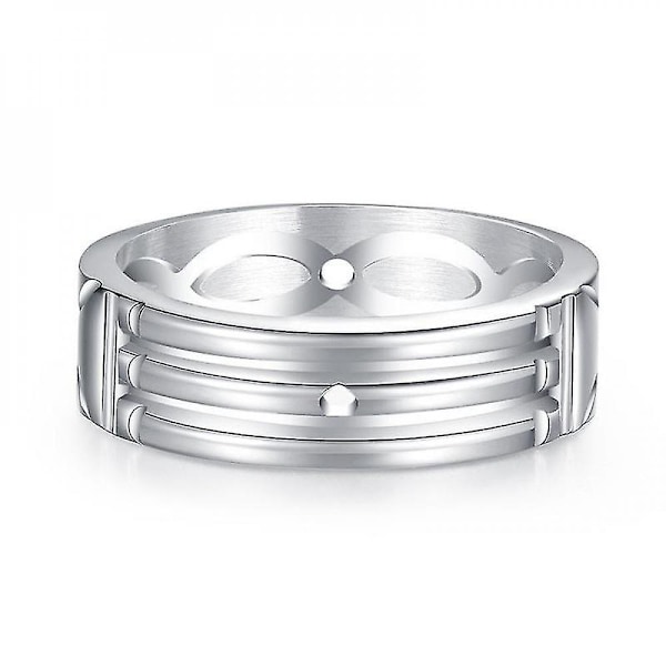 Unisex Atlantis Ringe i Rustfrit Stål, Sølvguld Farver til Kvinder og Mænd LWC