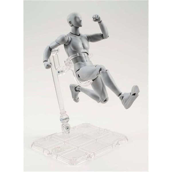 Figuarts Body Body-chan Body-kun Grå Farve Ver Sort PVC Action Figur Samlerobjekt Model Legetøj