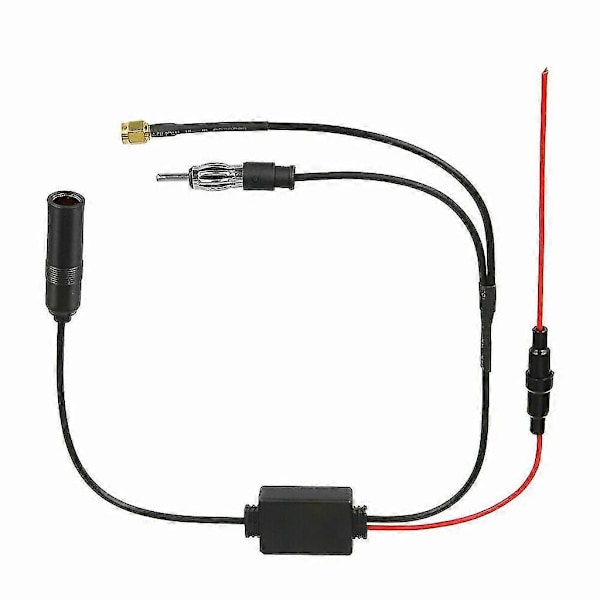 universal dab fm am bilantenn splitter adapterkabel digital radioförstärkare