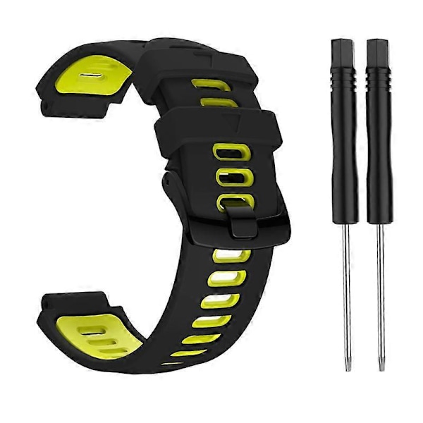 Erstatning Stålspenne Silikonrem For Garmin- Forerunner 735xt/220/230/235 6