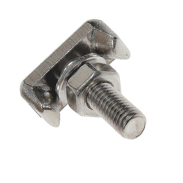 2-pak Batteriterminal T-bolt Batterikabelstrammer M6 Bolt Udskiftning