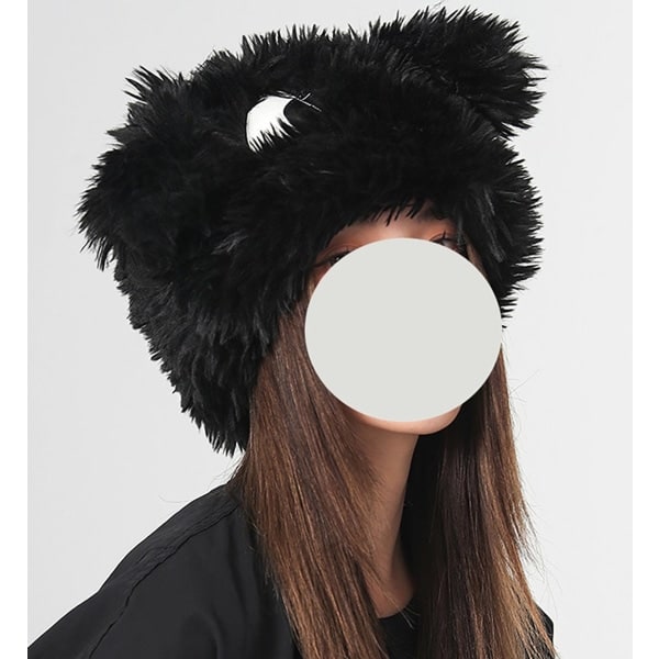 Plush Hat Blød Hat Sød Mode Hat Varmt Afslappet
