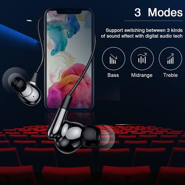 Nackbands hörlurar 5.0 Bluetooth Hörlurar Superlång Batteritid Bra för Löpning med Brusreducering IPX5 Magnetiska Hörlurar - Svart