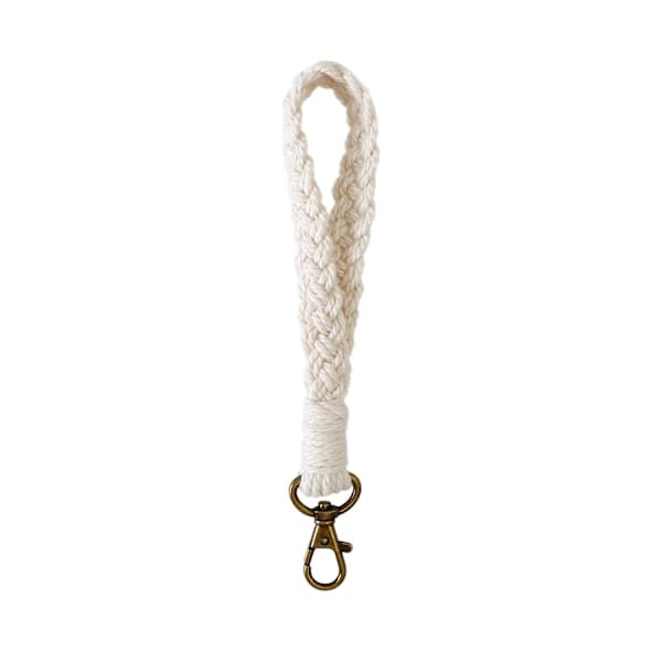 Makrame Nøglering Håndledsrem Nøglering Boho Armbånd Nøglering til Kvinder Nøglering Armbånd Kvinde Gaver
