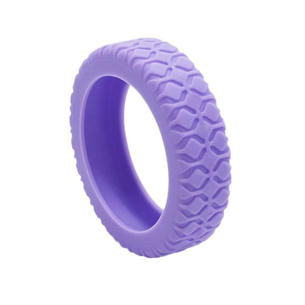 Resväskor Hjulskydd Silikon Tyst Skyddsskydd för Kabinväskor för De Flesta 8 Spinnerhjul Purple 1pcs