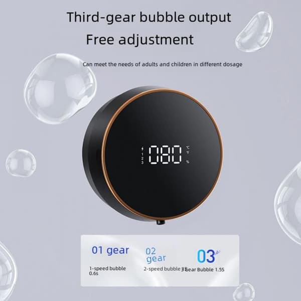 Vægmonteret sæbedispenser til hjemmet, automatisk induktionsvask, mobiltelefon, USB, smart enhed til