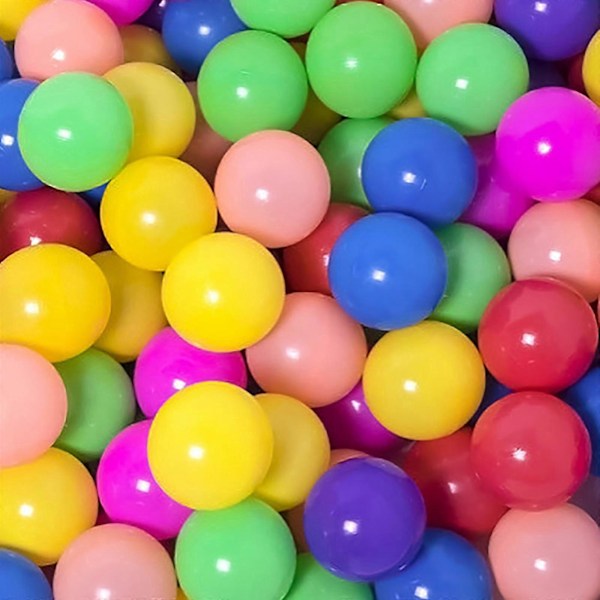 Toddler Ball Balls Sikre Baller Enkle å Rengjøre Barn og Baby Ball Plastballer For Ball Tilfeldige Farger (Leketøysett)
