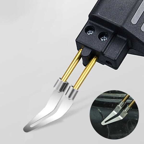 Glatt metallhode for sveisereparasjon, egnet for PP-plastikkrør, bilstøtfangere, plastskall, motorsykkelinteriørpaneler (5 stk)