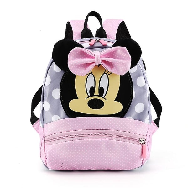 Disney Anime Ryggsäck för Bebisar Pojkar Flickor Minnie Mickey Mouse Barn Söt Skolväska Kindergarten Barn Leksaker C 1