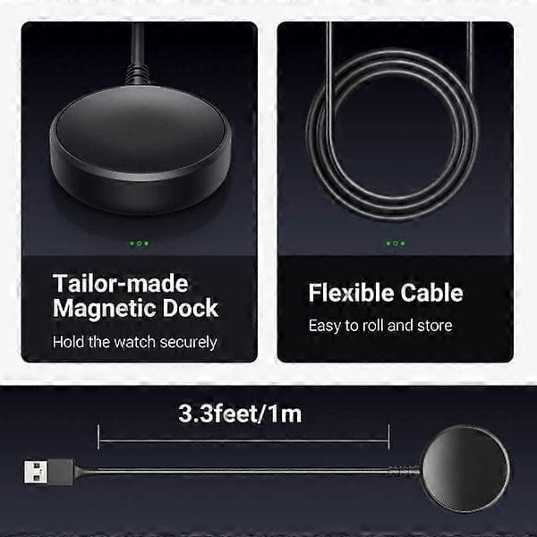 Lader kompatibel med Samsung Galaxy Watch 4/4 Classic/Gal