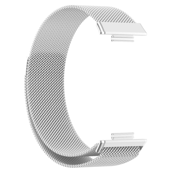 Til Huawei Watch Fit 2 rustfrit stål urrem Silver